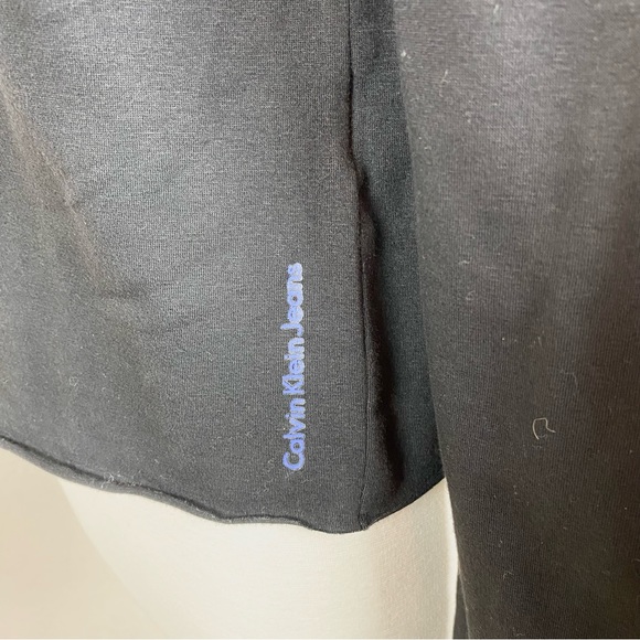 Calvin Klein Jeans Black Long Sleeve Turtleneck Top - Picture 5 of 9